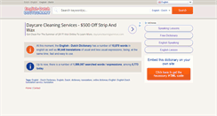 Desktop Screenshot of english-dutch-dictionary.com